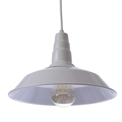 Светильник подвесной "Люк" белый 1х40Вт Е27 27х27х19см - фото 2034338