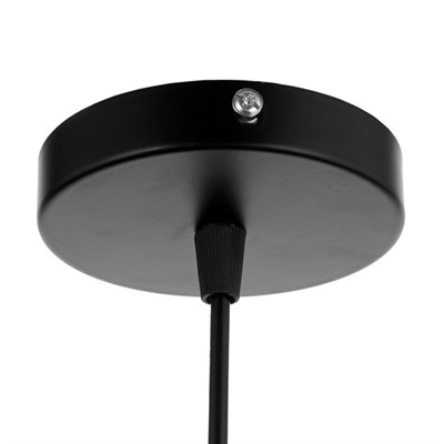 Подвес "Шар" 1х60Вт Е27 черный 18,5х18,5х16см - фото 2034352