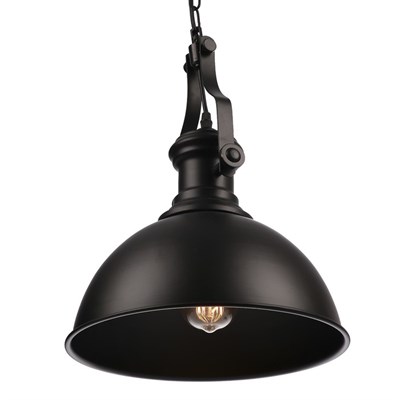 Светильник подвесной "Льюис" черный 1х40Вт Е27 31,5х31,5х41см - фото 2034358