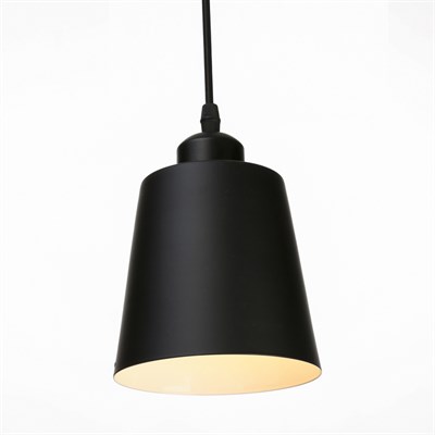 Светильник подвесной "Цилиндр" 1x40Вт E27 черный 13х13х16-96 см - фото 2034363