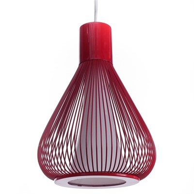Светильник-подвес «Френсис», красный, Е27, 1 × 60 Вт - фото 2034407