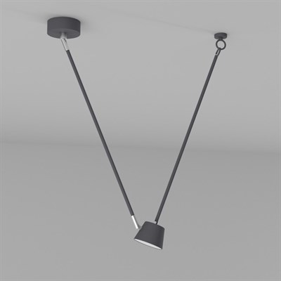 Светильник "Хартвиг" 5Вт LED 3000K серый 63x9x67см - фото 2034450