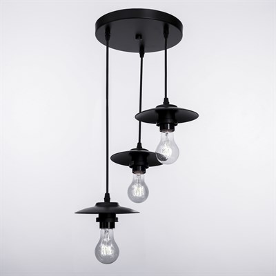 Светильник "Артена" 3x40Вт E27 черный 38х26х15-78 см. - фото 2034524