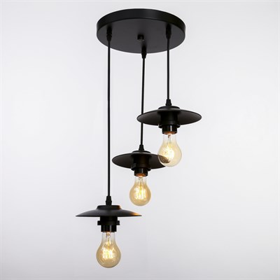 Светильник "Артена" 3x40Вт E27 черный 38х26х15-78 см. - фото 2034525