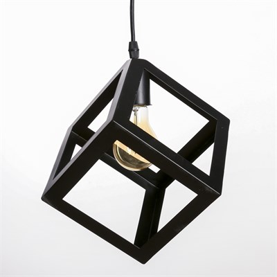 Светильник подвесной "Квадрат" 1x40Вт E27 16х16х116 см - фото 2034557 Светильник подвесной "Квадрат" 1x40Вт E27 16х16х116 см - фото 2034557