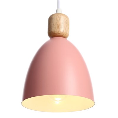 Светильник "Колпак" 1х40Вт E27 розовый 14х14х100 см. - фото 2034603