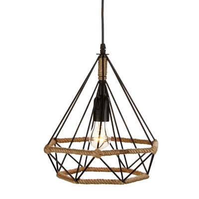 Подвес 0181/280 1х40Вт E27 черный 28х28х60хсм - фото 2034629