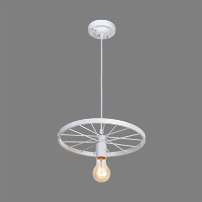 Подвес 1181/1 1х40Вт E27 белый 28х28х60хсм - фото 2034635