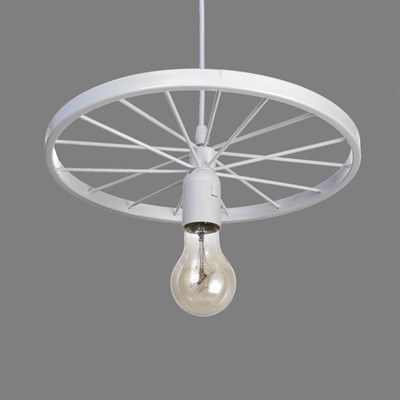 Подвес 1181/1 1х40Вт E27 белый 28х28х60хсм - фото 2034636