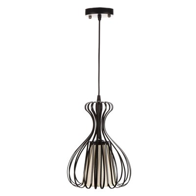 Светильник "Форма" 1х40Вт E27 черный 22х22х120 см. - фото 2034661