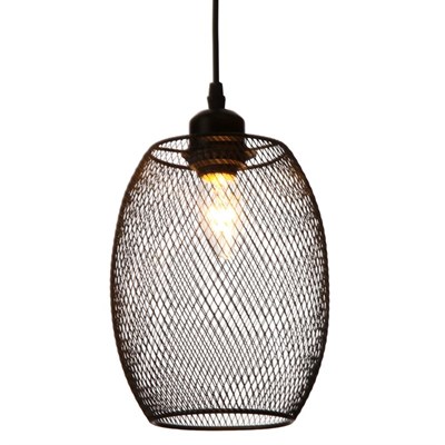 Светильник "Бочонок" 1х40Вт E27 черный 18х18х120 см. - фото 2034663