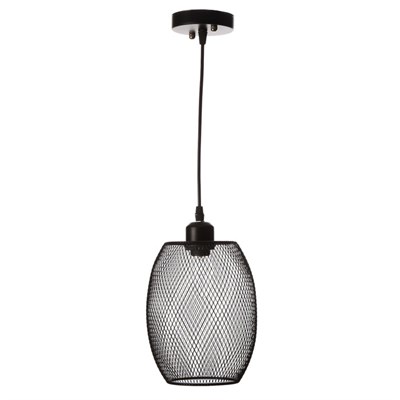 Светильник "Бочонок" 1х40Вт E27 черный 18х18х120 см. - фото 2034664