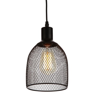 Светильник "Полушар" 1х40Вт E27 черный 16х16х120 см. - фото 2034669