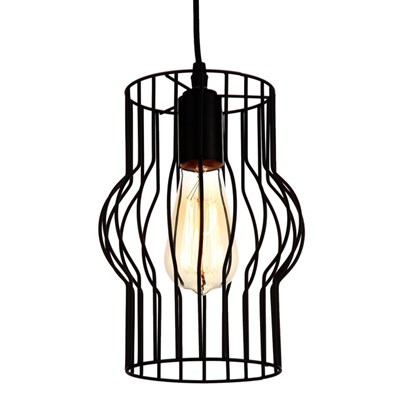 Светильник "Литаго" 1х40Вт E27 черный 18х18х100 см. - фото 2034687