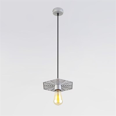 Светильник Creto, 40Вт E27, цвет серебро - фото 2034709