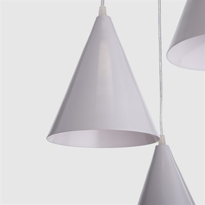 Светильник 6102 3х15Вт Е14 серый 30х30х80см - фото 2034794