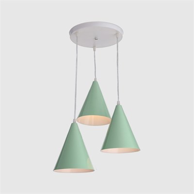 Светильник 6102 3х15Вт Е14 мятный 30х30х80см - фото 2034805