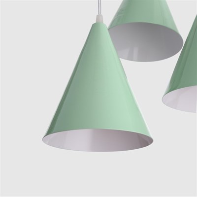 Светильник 6102 3х15Вт Е14 мятный 30х30х80см - фото 2034806