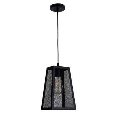 Светильник "Интерно" 1xE27 40Вт черный 17,5х17,5х27 см. - фото 2034824