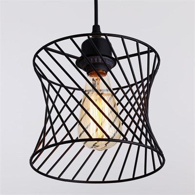 Светильник "Декко" 1xE27 40Вт черный 18,5х18,5х100 см. - фото 2034826