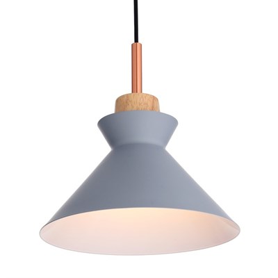 Светильник "Мирелла" 1х60Вт Е27 серый 27х27х19 см. - фото 2034854