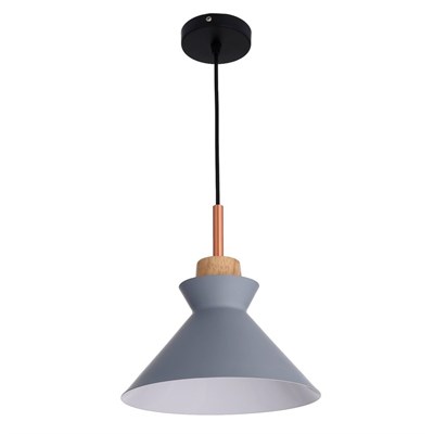 Светильник "Мирелла" 1х60Вт Е27 серый 27х27х19 см. - фото 2034855