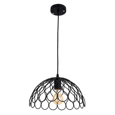 Светильник "Дельта" 1xE27 40Вт черный 30х30х100 см. - фото 2034860