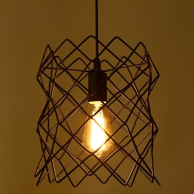 Светильник "Сопрано" 1xE27 40Вт черный 25х25х100 см. - фото 2034863