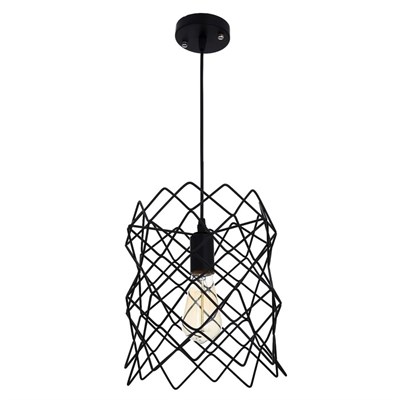 Светильник "Сопрано" 1xE27 40Вт черный 25х25х100 см. - фото 2034864