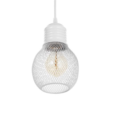 Светильник "Винтаж" 1xE27 40Вт белый 12х12х100 см. - фото 2034919