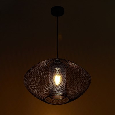 Светильник "Лантерна" 1xE27 40Вт черный 42х42х100 см. - фото 2034933