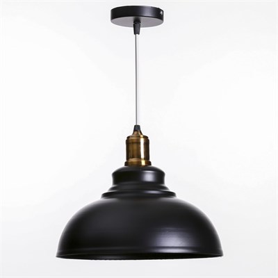 УЦЕНКА Светильник подвесной "Спул" 1x40Вт E27 черный 29х29х125 см. - фото 2034944