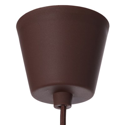 Светильник "Квадрат" 1*40Вт Е27 белый-коричневый 22х6х22-122 см - фото 2035001