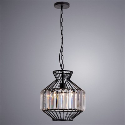 Светильник CASSEL, 60Вт E27, цвет чёрный - фото 2035108