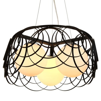 Светильник 88286629/3BK E27 40Вт черный 40х40х60 см - фото 2035114