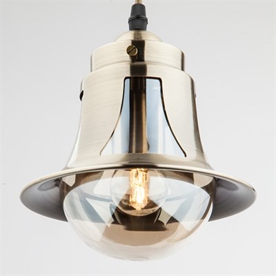 Люстра подвес Kongo 1x60Вт Е27 бронза 18x18x21см - фото 2035251