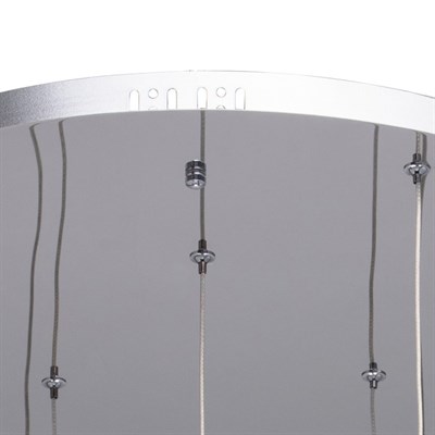 Люстра подвес "Фьюжен" 9x20W G4 хром 50x50x71см - фото 2035319