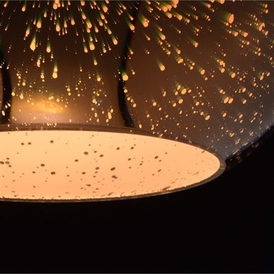 Люстра подвес "Фрайталь" 1x40W E27 хром 25x25x436см - фото 2035374