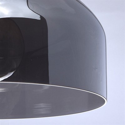 Люстра подвес "Клэр" 1x60W E27 хром 40x40x286см - фото 2035383