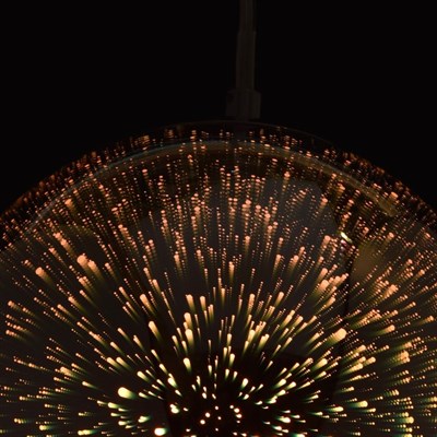 Люстра подвес "Фрайталь" 1x40W E27 хром 20x20x425см - фото 2035393