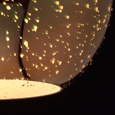 Люстра подвес "Фрайталь" 1x40W E27 золото 25x25x436см - фото 2035403