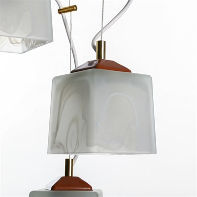 Люстра 1005402882 "Конверт-экрю"  3х60 Е27 беж./кор 33,5*33,5*21,5 см - фото 2035506