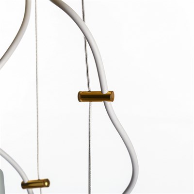 Люстра 1005402882 "Конверт-экрю"  3х60 Е27 беж./кор 33,5*33,5*21,5 см - фото 2035507