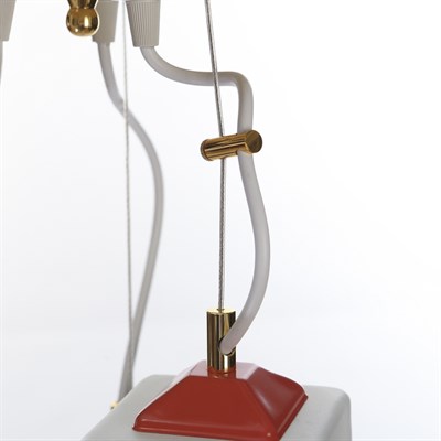 Люстра 1005403248 "Конверт-тондо" 3х60 Е27 беж./роз.  33,5*33,5*21,5 см - фото 2035513