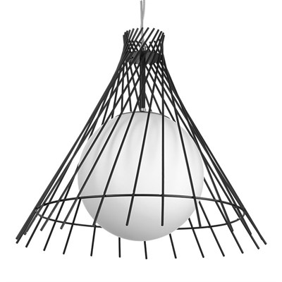 Светильник подвес 2688/1+36 чёрный "Нэшвил" Е27 1х60W 100х47х47 см - фото 2035527