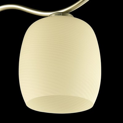 Светильник подвес DX2041/3+X156 "Волна" Е27 3х60W 100х80х16 см - фото 2035536