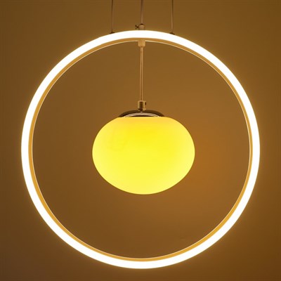 Подвес "Сфера" 54Вт LED 4000К белый 35х20х35см - фото 2035547