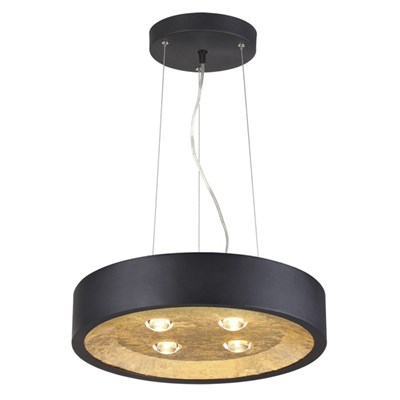 Светильник GLASGOW 4x50Вт GU10 черный, золото - фото 2035569