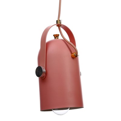 Светильник "Альтис" 1х60Вт E27 розовый 15х11,5х25 см. - фото 2035773