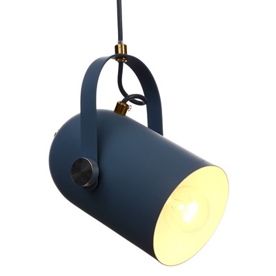 Светильник "Альтис" 1х60Вт E27 синий 15х11,5х25 см. - фото 2035779